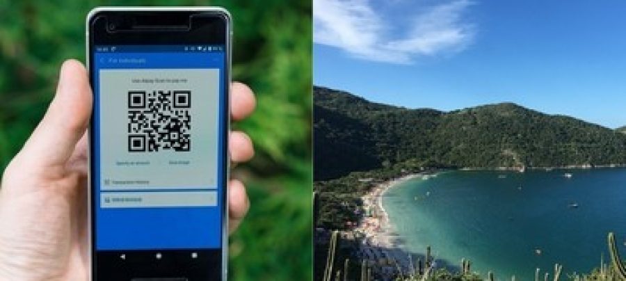 Cidades da Costa do Sol estão aderindo ao uso de QR Code para permitir a entrada de turistas durante a pandemia Imagem: Divulgação