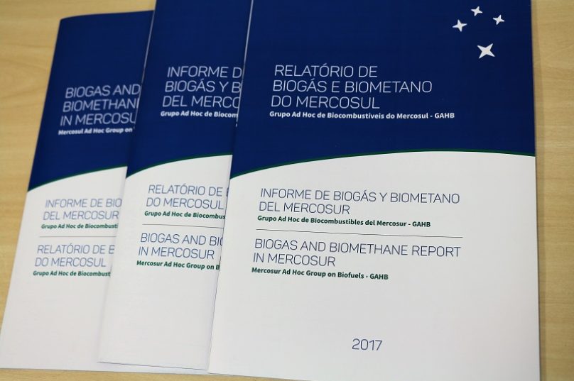 relatório de biogás e biometano do Mercosul