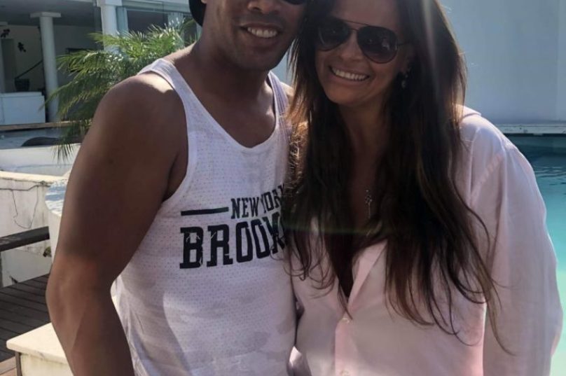 Ronaldinho Gaúcho e Érica Viana