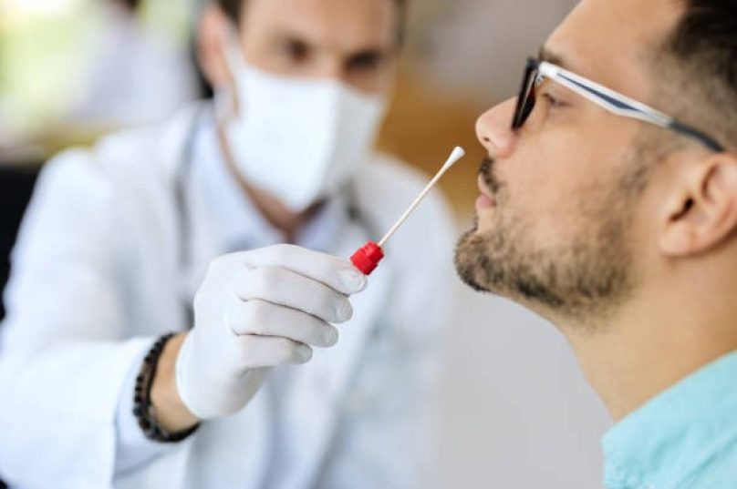 Teste-swab. Imagem ilustrativa: Divulgação | Prefeitura