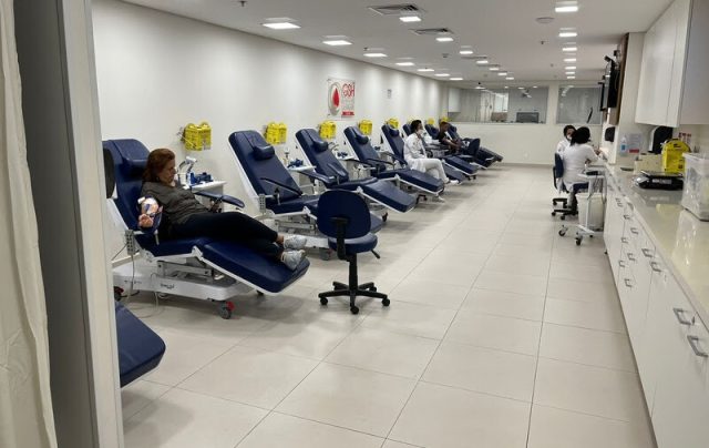 GSH Banco de Sangue Serum- Sala de Coleta - unidade Barra/ Divulgação