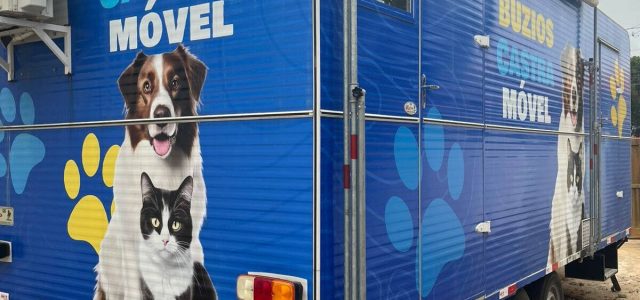 Castramóvel será lançado em Búzios no dia 12 de julho com castração gratuita e triagem veterinária na Praça Tia Uia