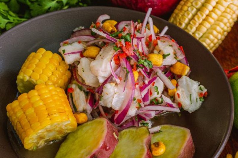 Prato do Brasil Chef- ceviche de peixe branco. Foto: Bruna Auíry