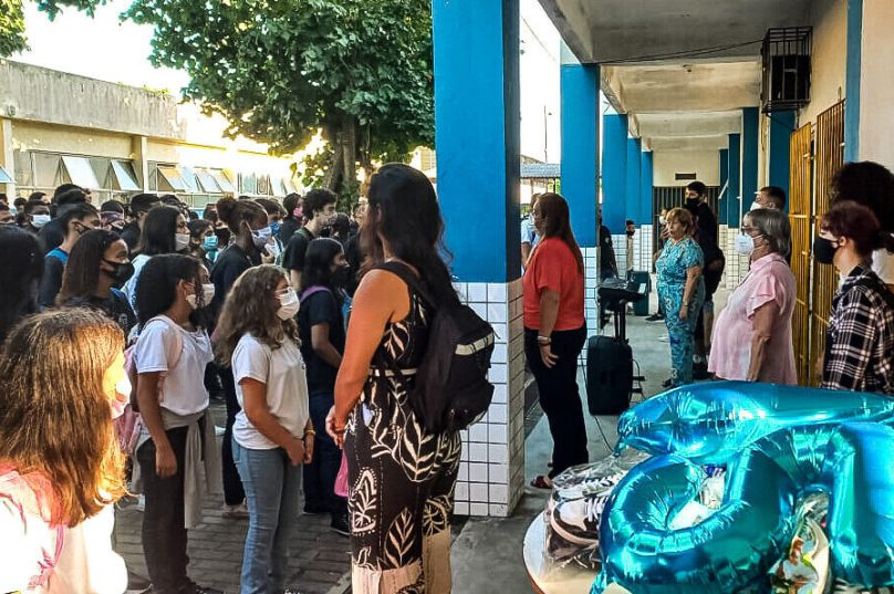Os prêmios são para os estudantes que se destacaram no ano de 2021.Foto divulgação