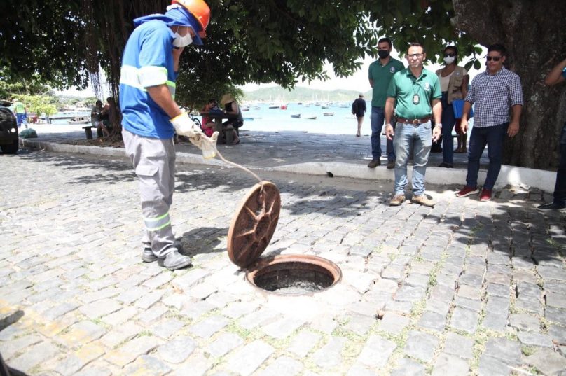Esta semana, a operação aconteceu nas praias da Armação e dos Ossos. Foto divulgação.