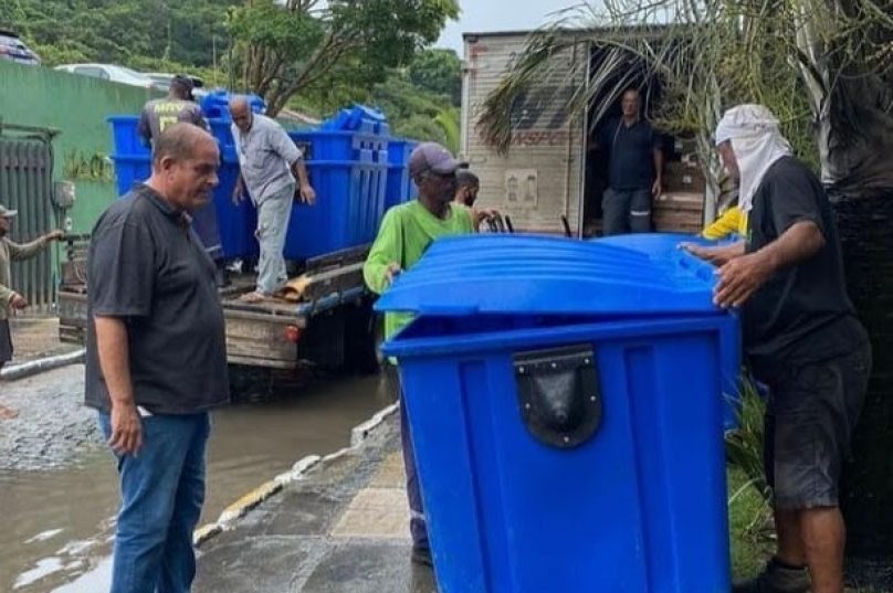 O prefeito Alexandre Martins e o presidente da Câmara de Vereadores, Rafael Aguiar, anunciaram a aquisição durante a live realizada pela Prensa na quarta-feira (9). Foto divulgação.