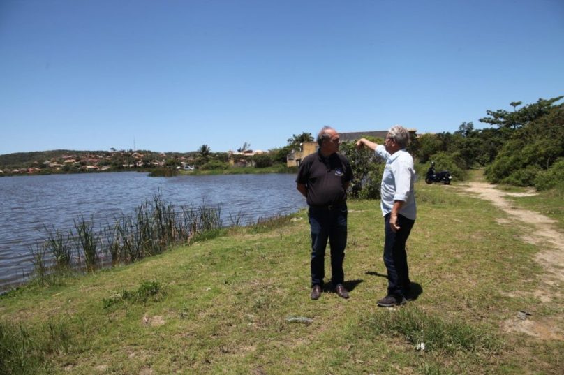 Segundo o município, 21 mil litros de esgoto por dia deixaram de ser jogos na lagoa. Foto  divulgação