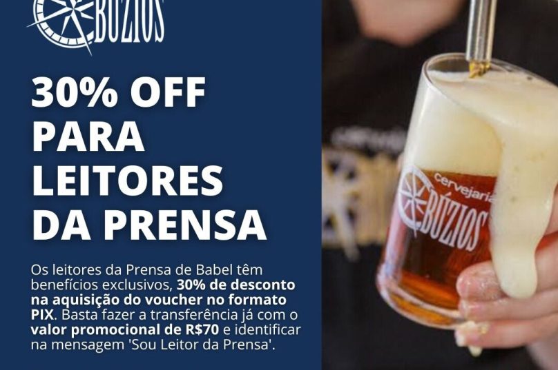 voucher cervejaria Búzios